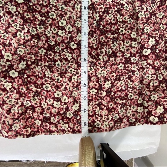 Vintage Midi Length Floral and Denim Sleeveless Dress - Picture 10 of 10